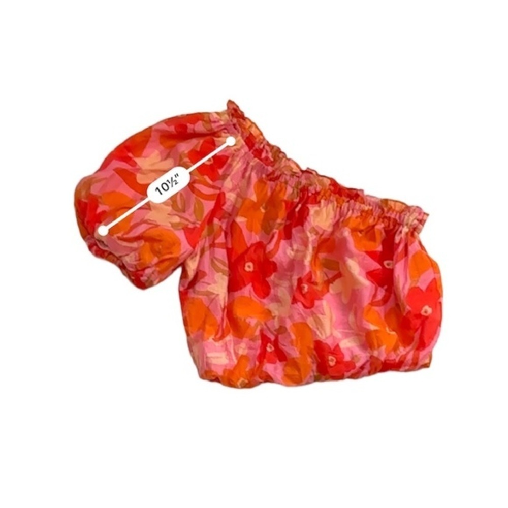 ASTR FLORAL COLD SHOULDER FLORAL TOP - Picture 5 of 7